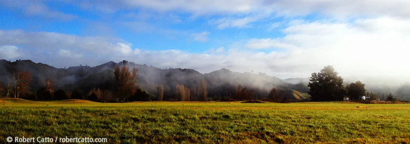 North Island Panorama #5: Taumarunui (with 645 Pro for iPhone 4S and Alien Skin Exposure 4)