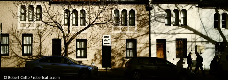 One Way Street, Surry Hills (with 645 Pro & Snapseed for iPhone 4S)