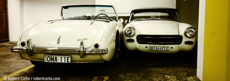 Two Cars, One Spot (with 645 Pro and Snapseed for iPhone 4S)