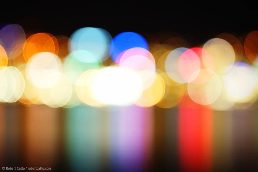 Wellington Waterfront At Night, With A Bit Of Happy Accident Thrown In (and a Fuji X-Pro 1 w. 60mm f/2.4, and Alien Skin Exposure 4)
