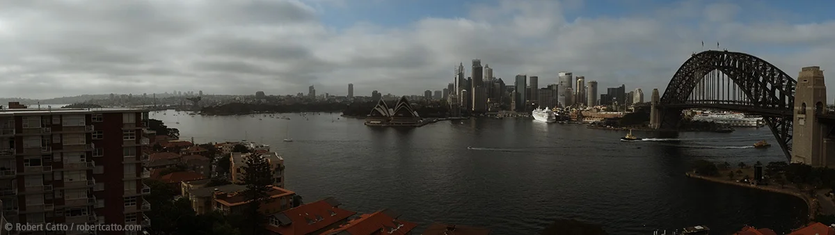 New Year's Day, Sydney Harbour (with Fuji X-Pro 1, 18mm XF lens and Alien Skin Exposure 4)