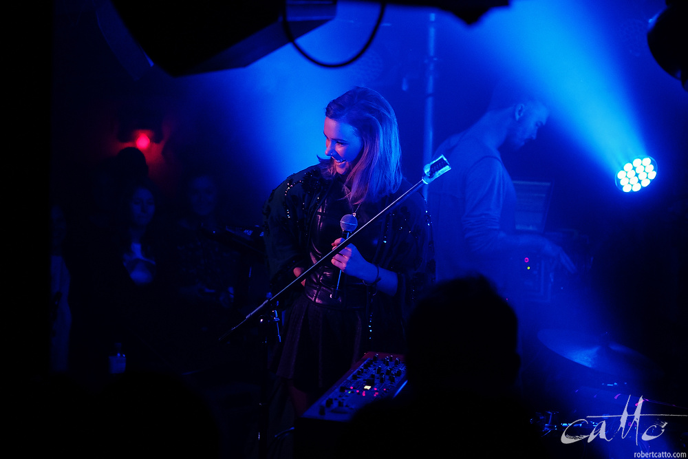  New Zealand band Broods performing at GoodGod Club, Sydney, photographed on Wednesday 4 June 2014. 