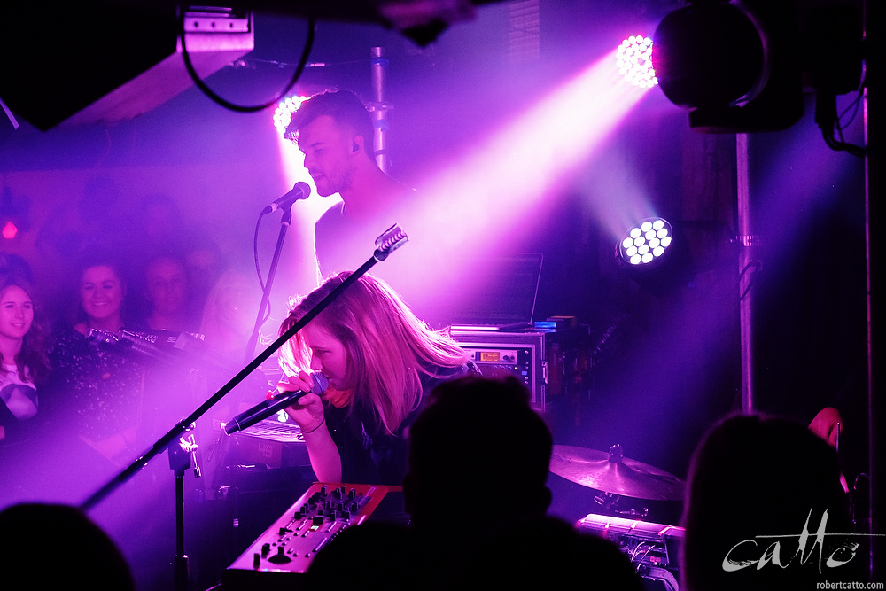 New Zealand band Broods performing at GoodGod Club, Sydney, photographed on Wednesday 4 June 2014. 