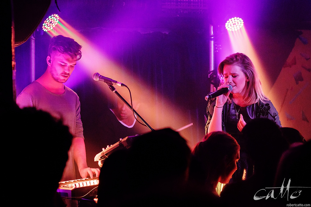  New Zealand band Broods performing at GoodGod Club, Sydney, photographed on Wednesday 4 June 2014. 