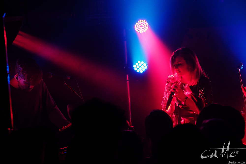  New Zealand band Broods performing at GoodGod Club, Sydney, photographed on Wednesday 4 June 2014. 