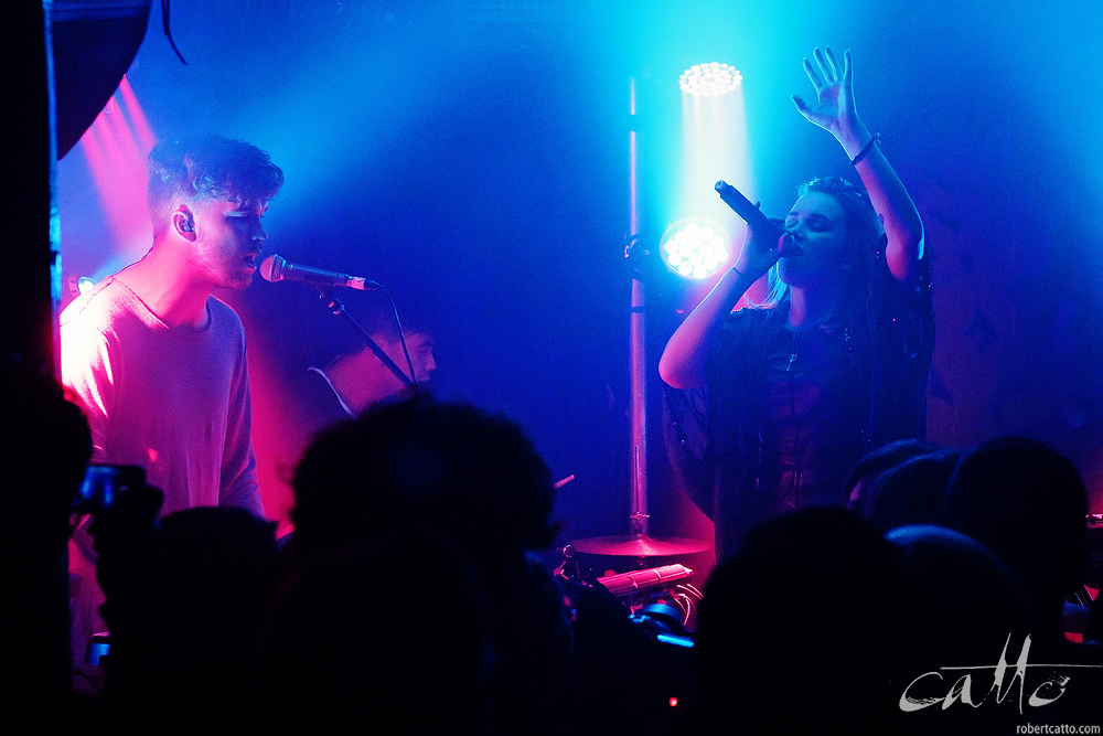  New Zealand band Broods performing at GoodGod Club, Sydney, photographed on Wednesday 4 June 2014. 