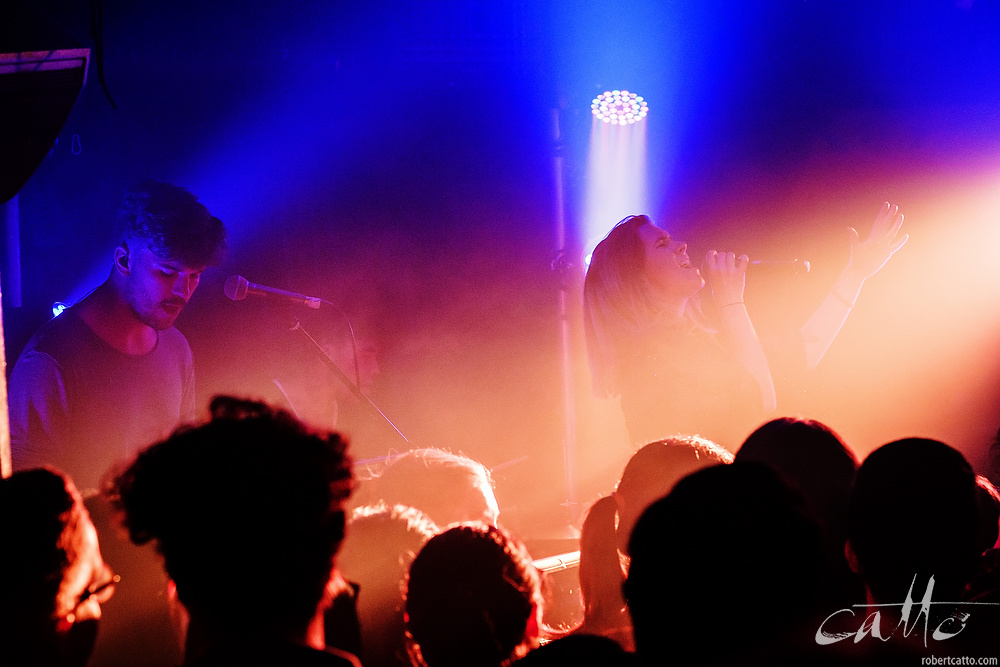  New Zealand band Broods performing at GoodGod Club, Sydney, photographed on Wednesday 4 June 2014. 