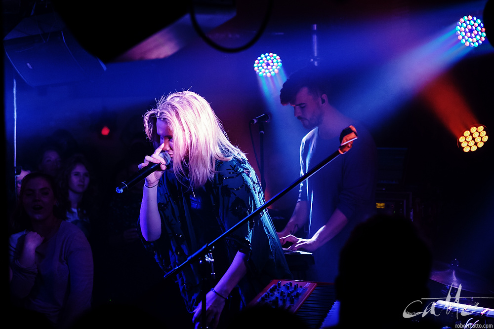  New Zealand band Broods performing at GoodGod Club, Sydney, photographed on Wednesday 4 June 2014. 