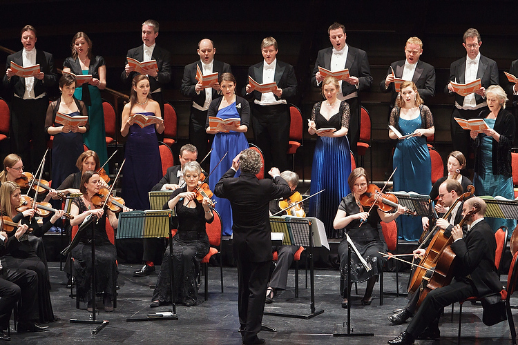  The Sixteen choir and orchestra,&nbsp;at the New Zealand International Arts Festival. 