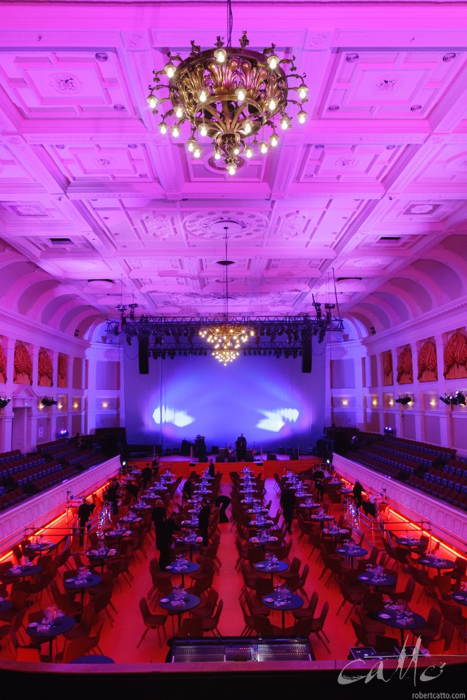  The Pacific Blue Note Jazz Club, a purpose built venue within Wellington's Town Hall. 