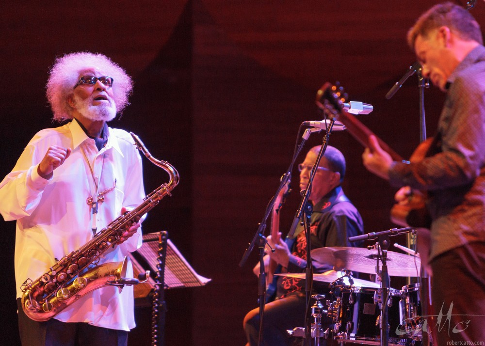 Jazz legend Sonny Rollins performs at the Michael Fowler Centre in New Zealand, as part of the Wellington International Jazz Festival 2011.