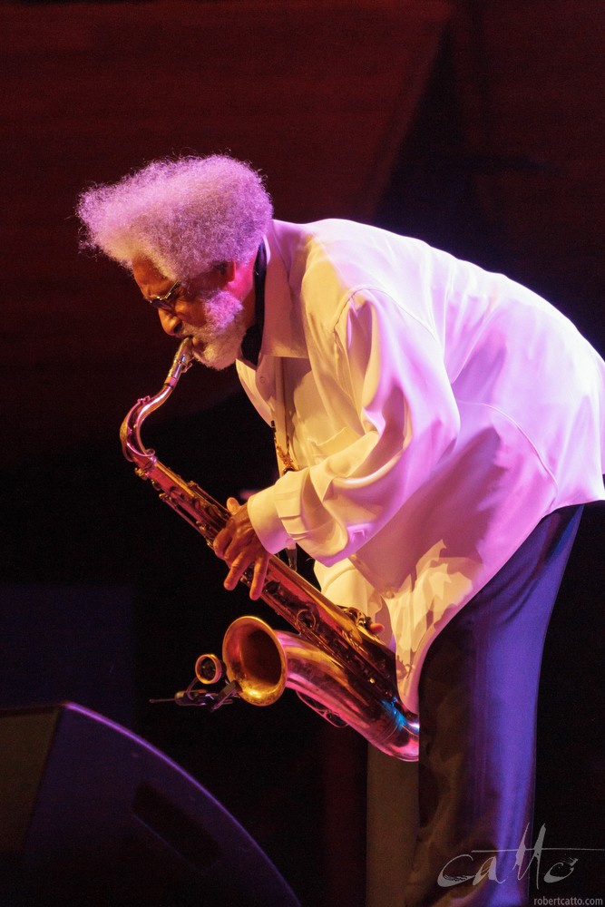  Jazz legend Sonny Rollins performs at the Michael Fowler Centre in New Zealand, as part of the Wellington International Jazz Festival 2011. 