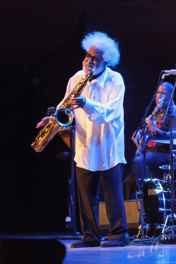  Jazz legend Sonny Rollins performs at the Michael Fowler Centre in New Zealand, as part of the Wellington International Jazz Festival 2011. 