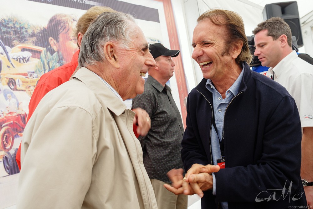  Sir Jack Brabham and Emerson Fittipaldi. 