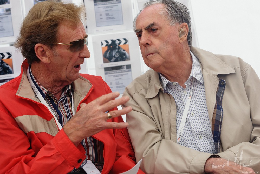  Phil Kerr and Sir Jack Brabham 