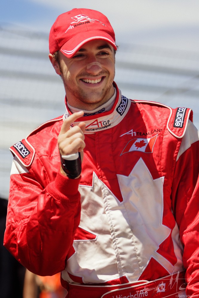  Canadian driver James Hinchcliffe 