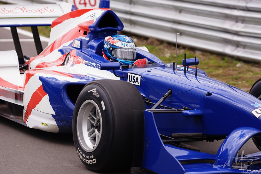  Ryan Hunter-Reay driving for Team USA. 