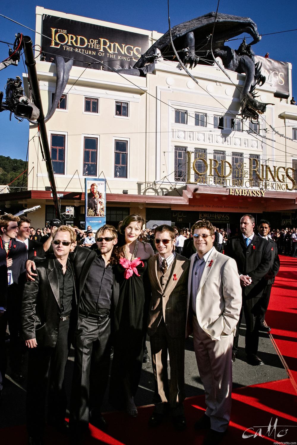  Billy Boyd, Dominic Monaghan, Liv Tyler, Elijah Wood and Sean Astin are reunited at the World Premiere of The Lord Of The Rings: Return Of The King. 
