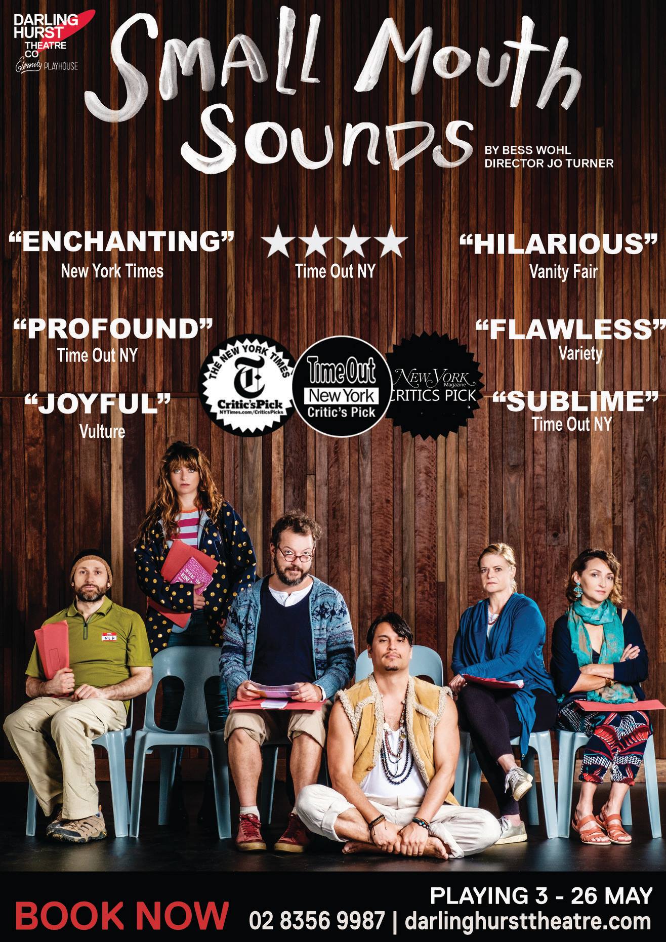 Small Mouth Sounds at Darlinghurst Theatre Company