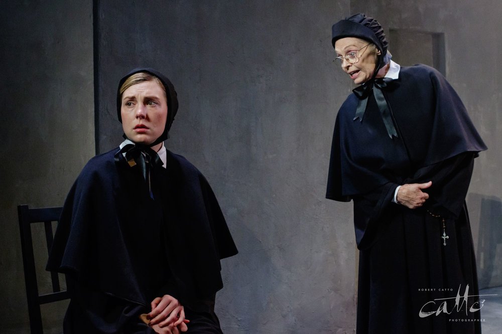  Matilda Ridgway and Belinda Giblin in Doubt: A Parable, at the Old Fitz Theatre.   