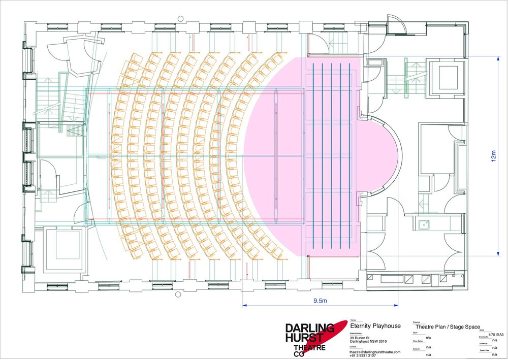 Floor Plan of Eternity Playhouse