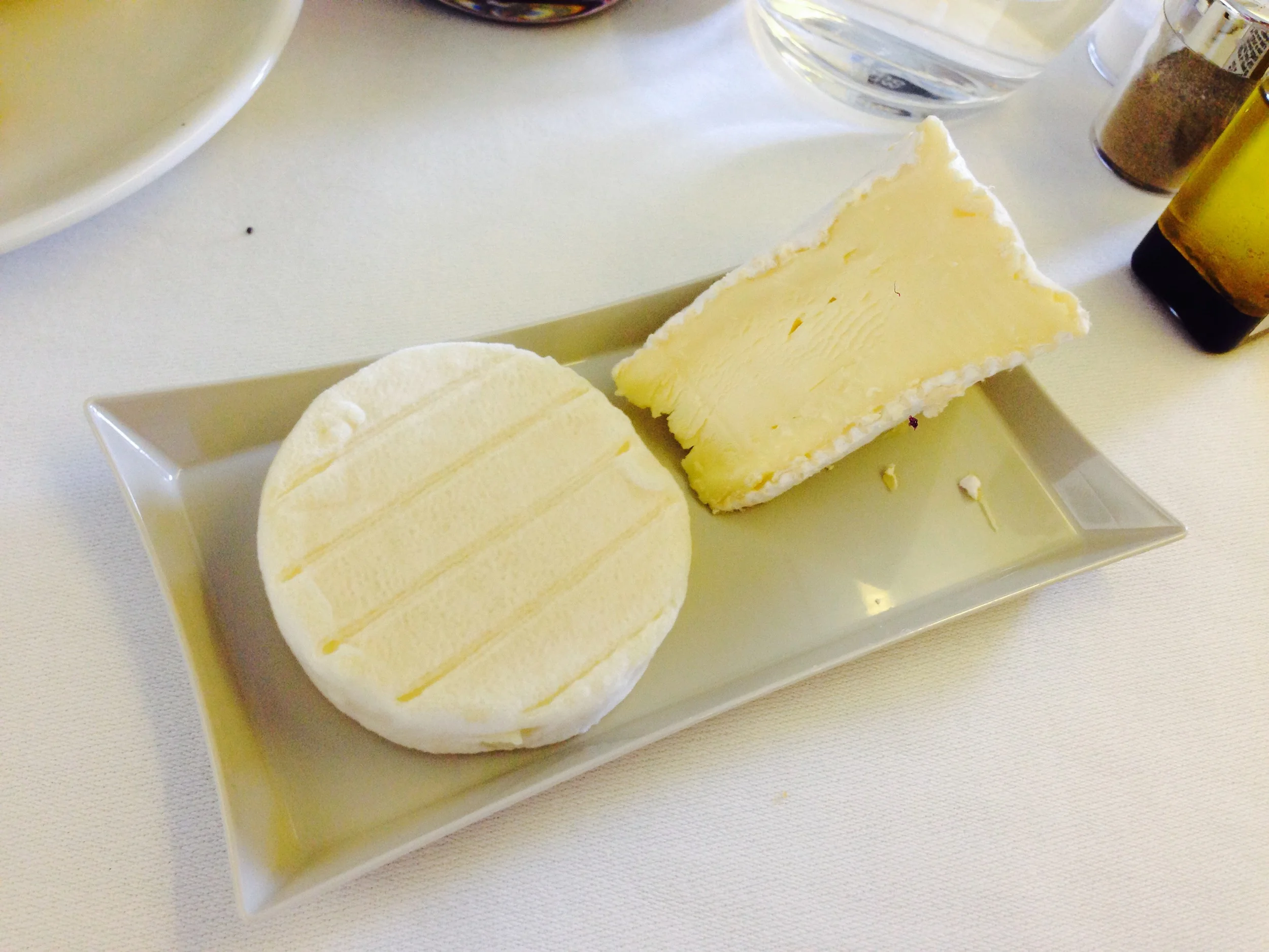 Air France's cheese plate. Give it the swerve.