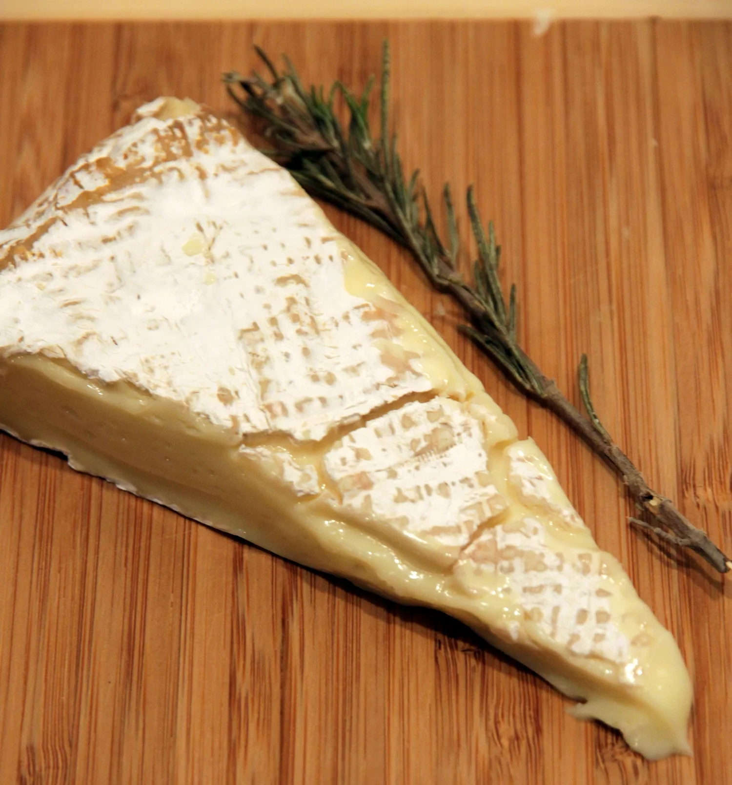 Brie from a fantastic little crémerie/fromagerie on the Île-Saint-Louis in Paris called La Ferme Saint Aubin. It's a little on the warm side in this photo.
