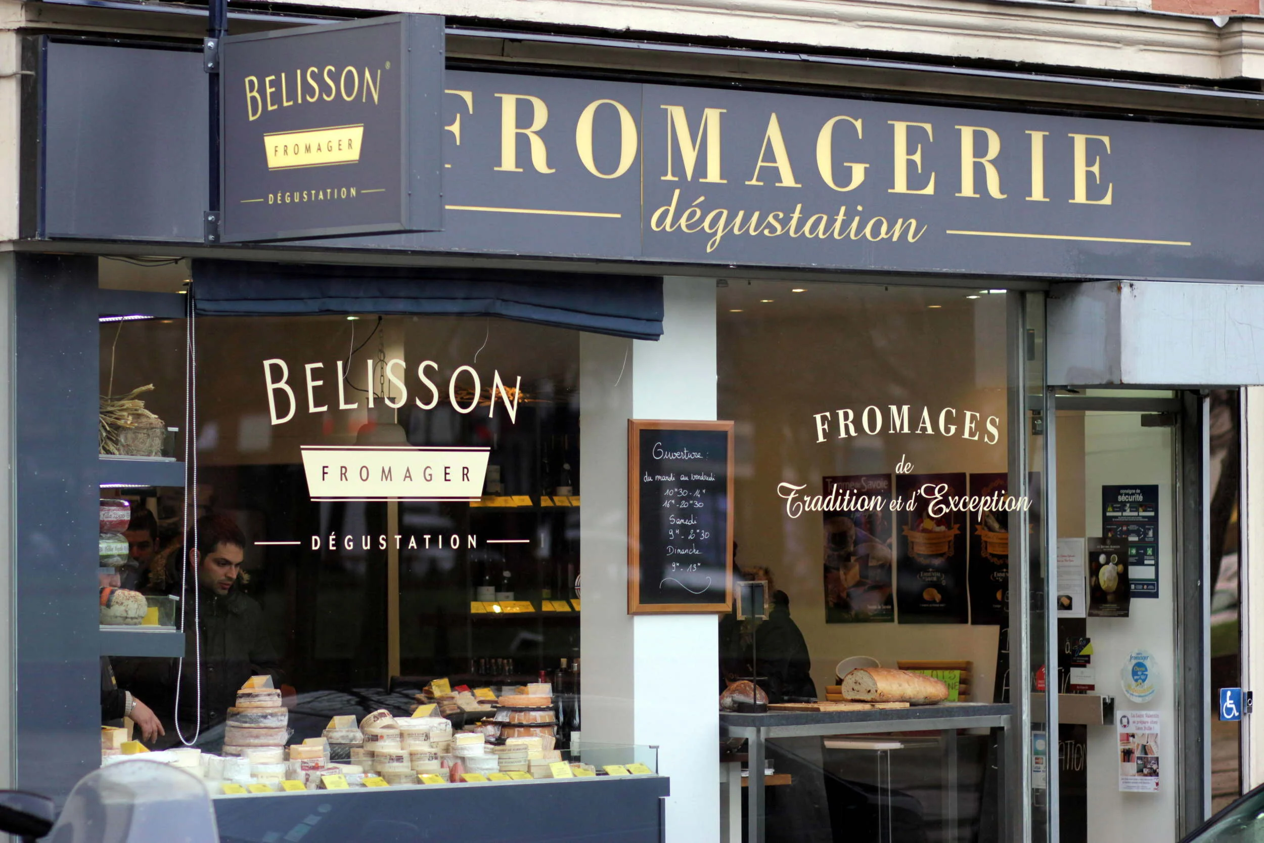 A small shop, but personal service and, above all, great cheese.