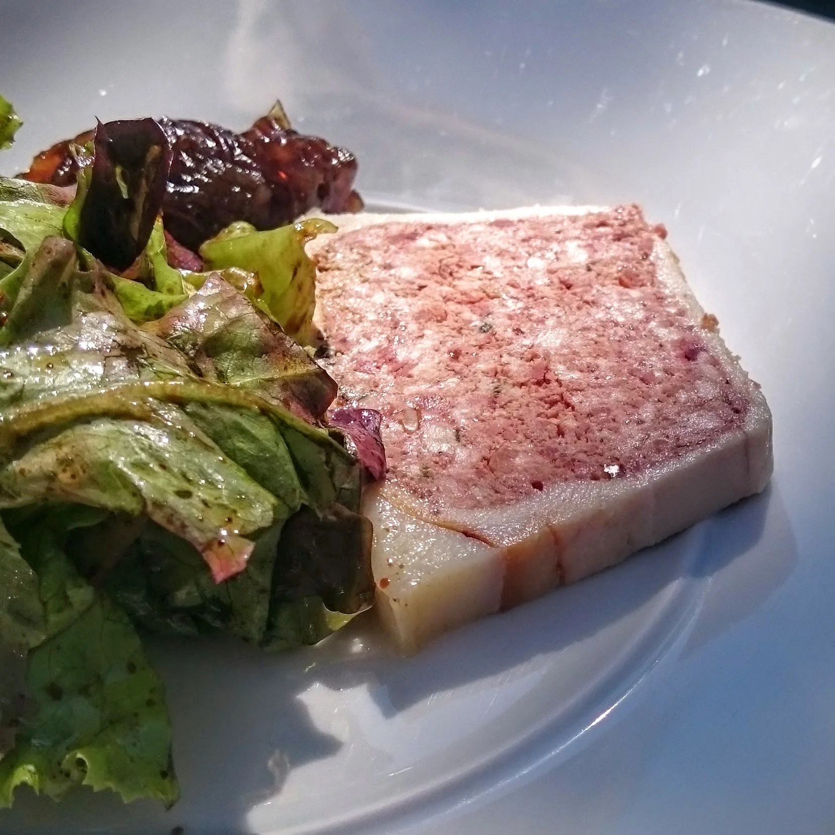 Terrine of chicken liver