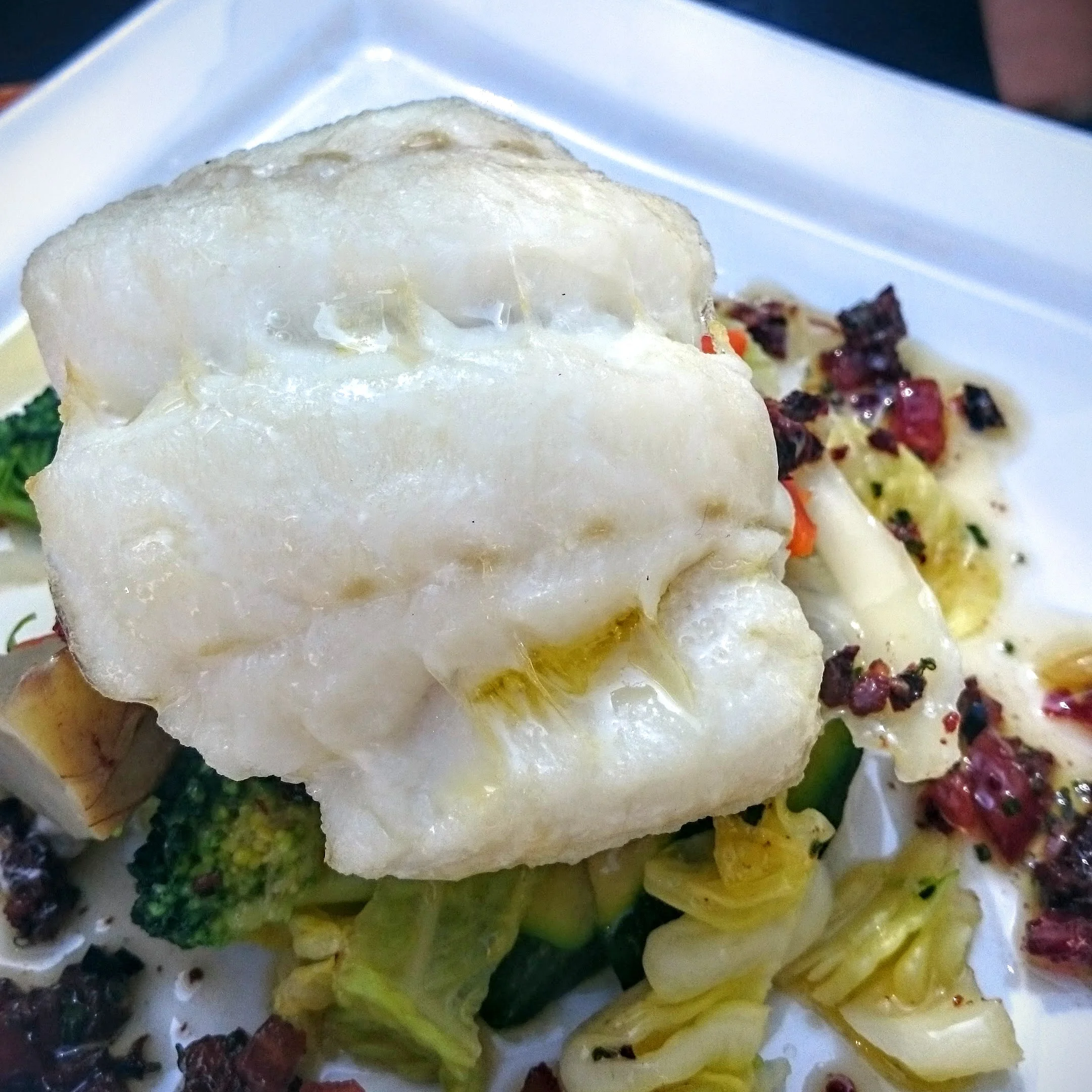 Cod with vegetables