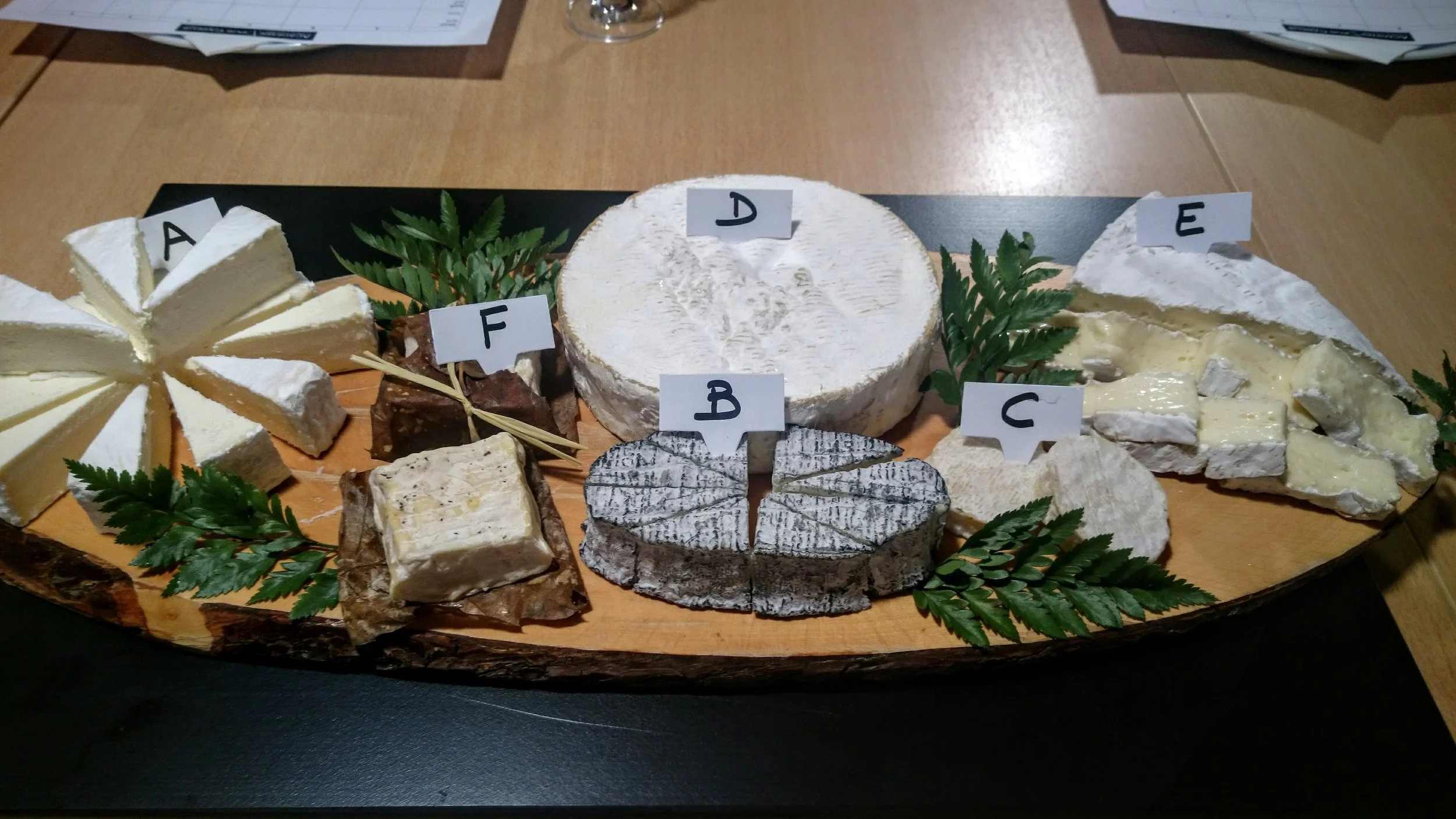 Dégustation fromages