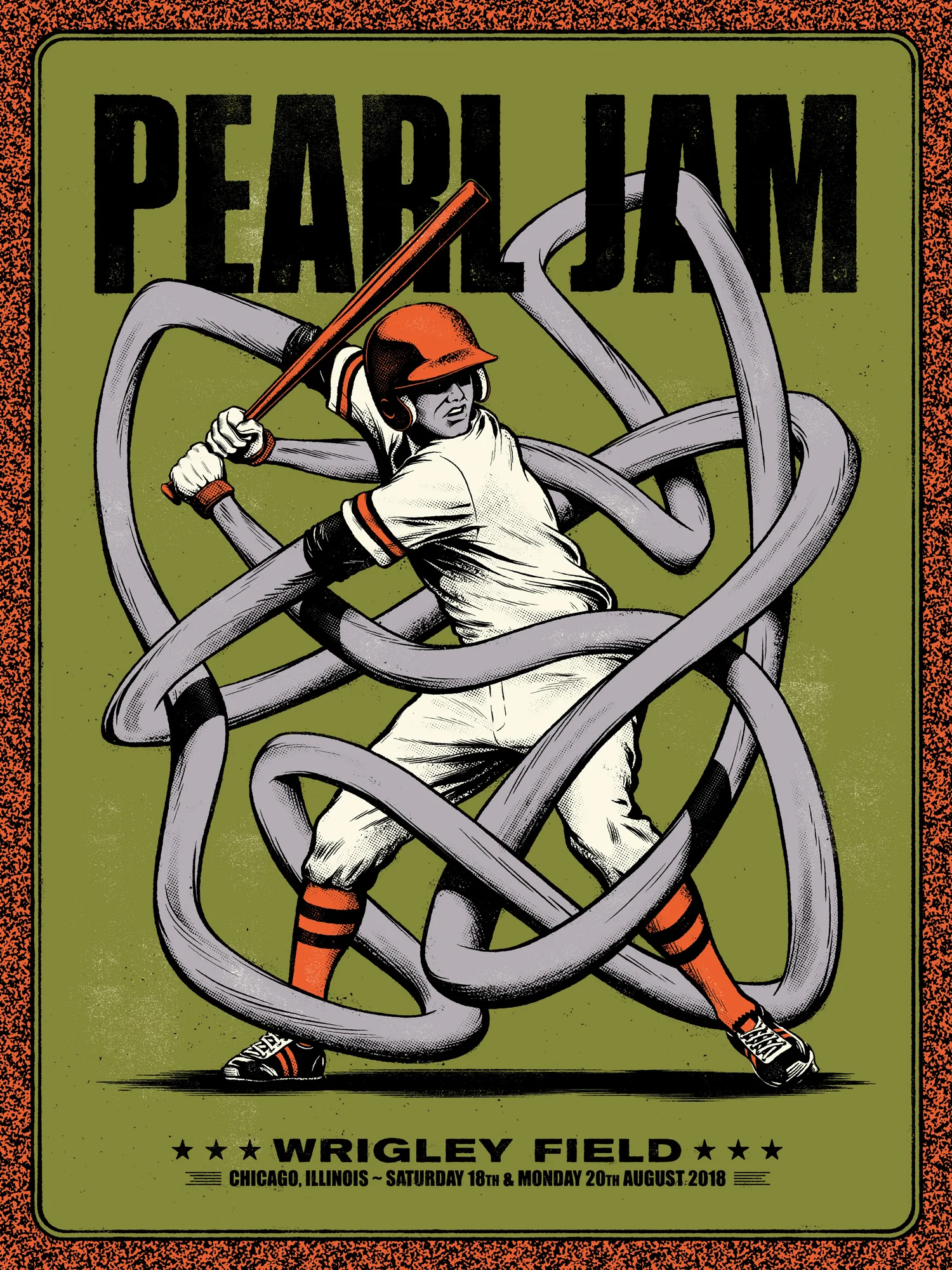 PEARL JAM - WRIGLEY FIELD — KINDRED STUDIO