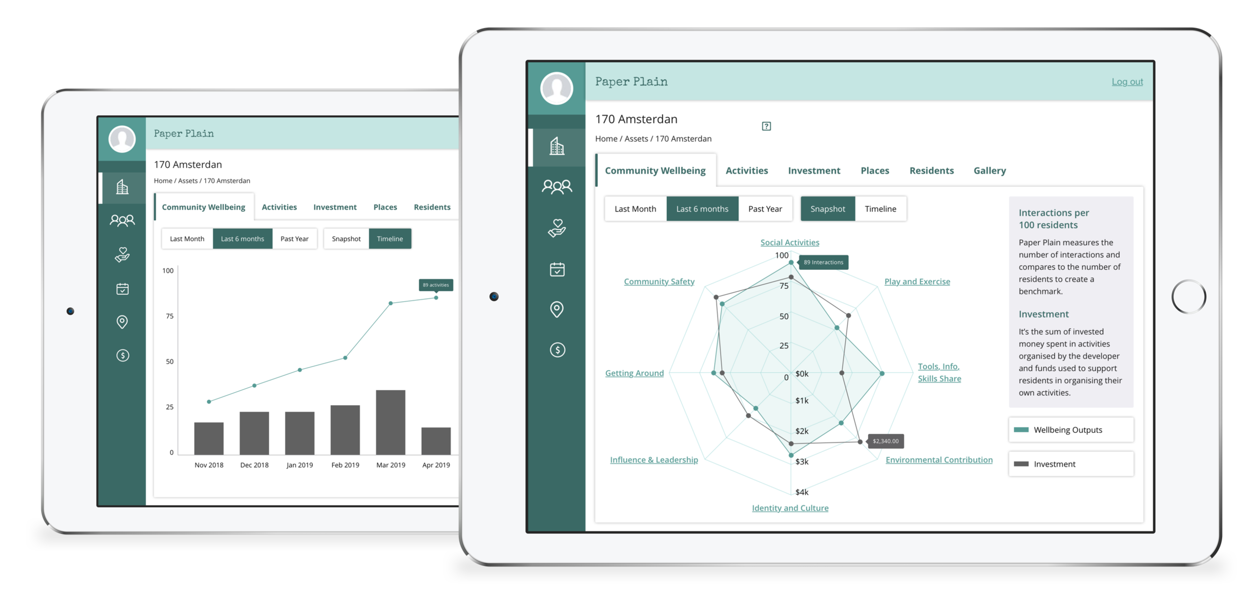 Paper Plain developer dashboard concepts