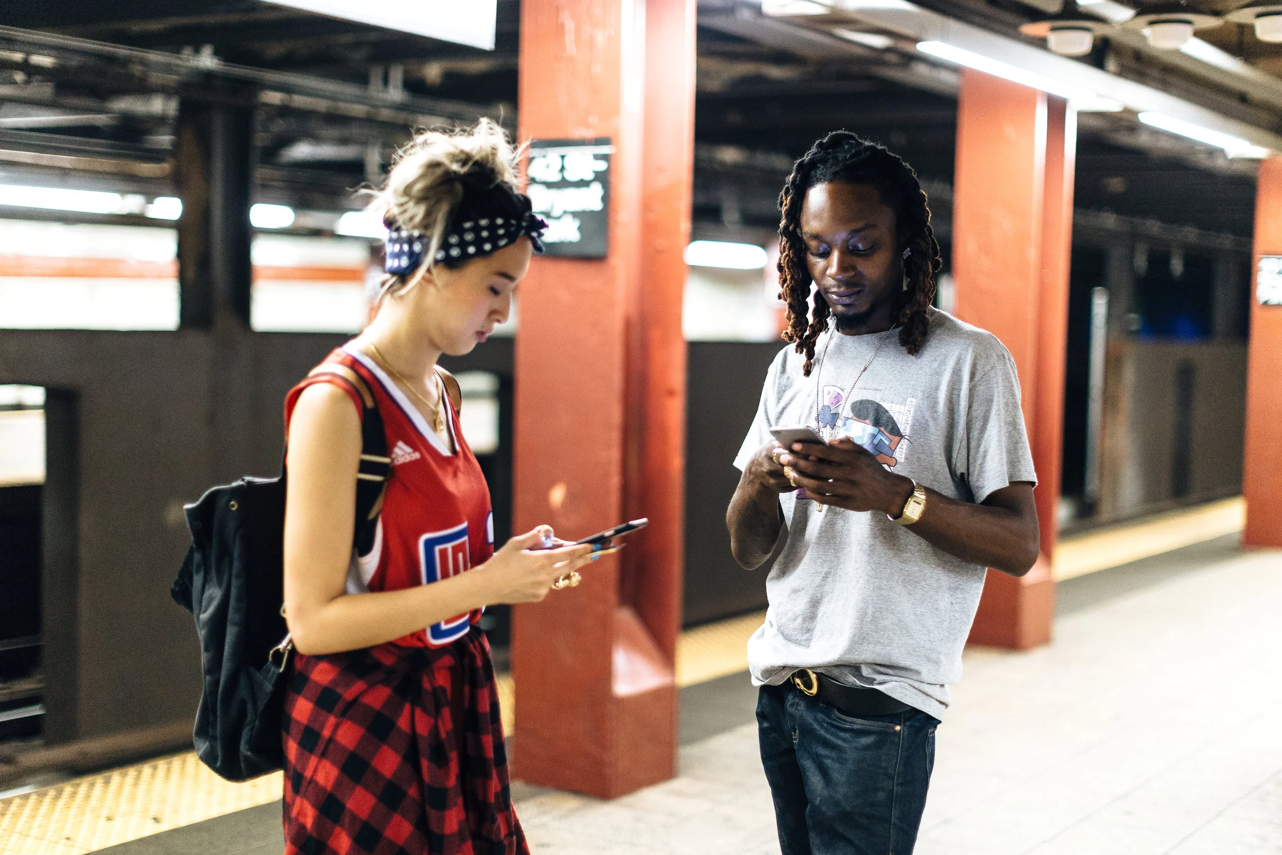 The only real photos of us is just us texting and working. I guess this is a glimpse of what everyone was like when it was time to grind. 