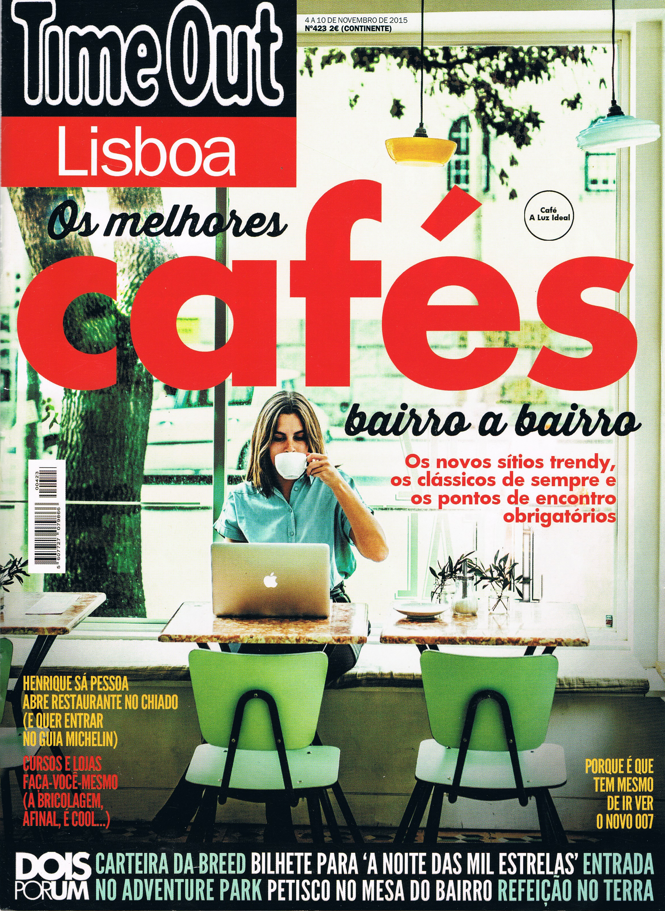 TimeOut nº423 | 4-10 Novembro 2015 — capa