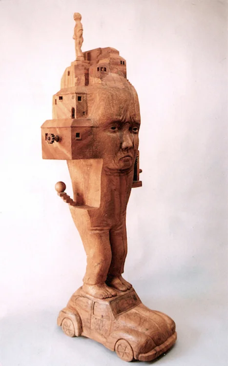 Urban Man camphor wood, 5’ 6” high