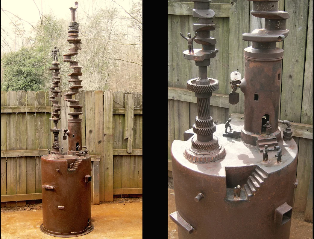 Motor City steel and bronze, 10’ high