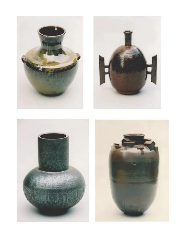   Vessels   For 3 years I studied throwing pots at Takatori Kiln in Fukuoka, Japan … until ultimately realizing that I was not a potter.  