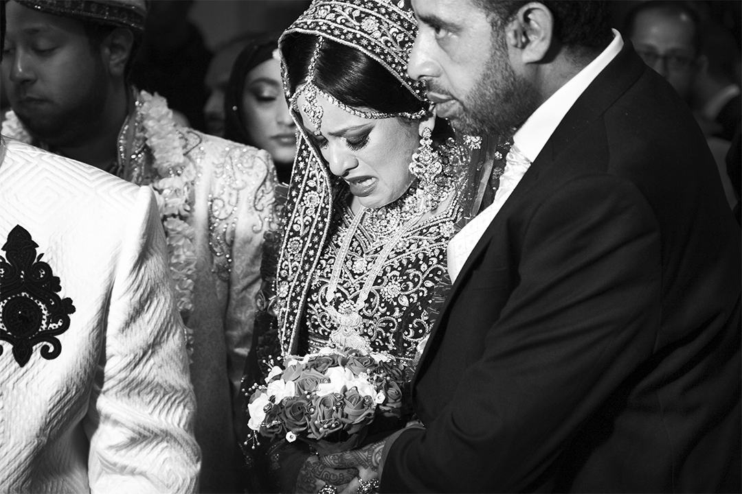 Tears This is often a tearful time for the bride, as she prepares to say goodbye to her family, to spend the night with her new husband, for the first time.