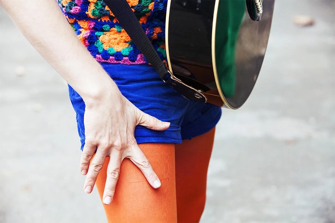 Billy Bottle's orange tights