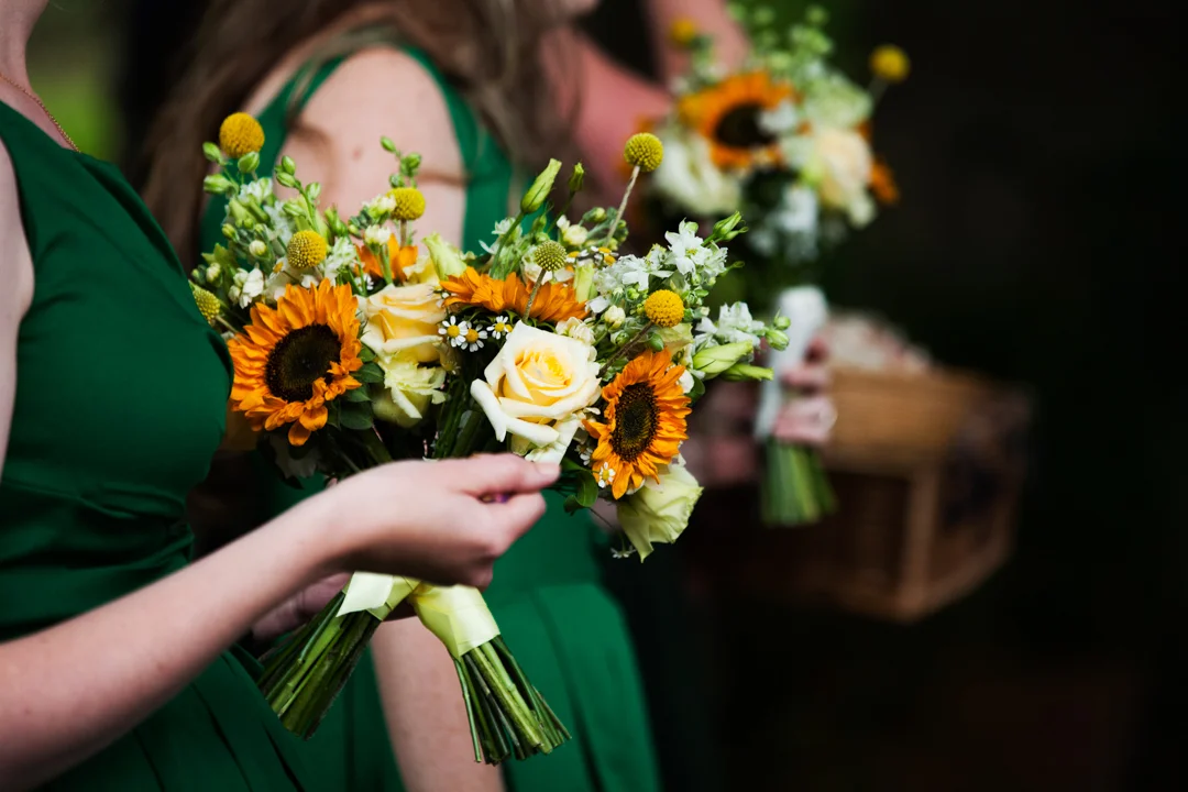 Bridesmaids flowers | Yarner House | Devon