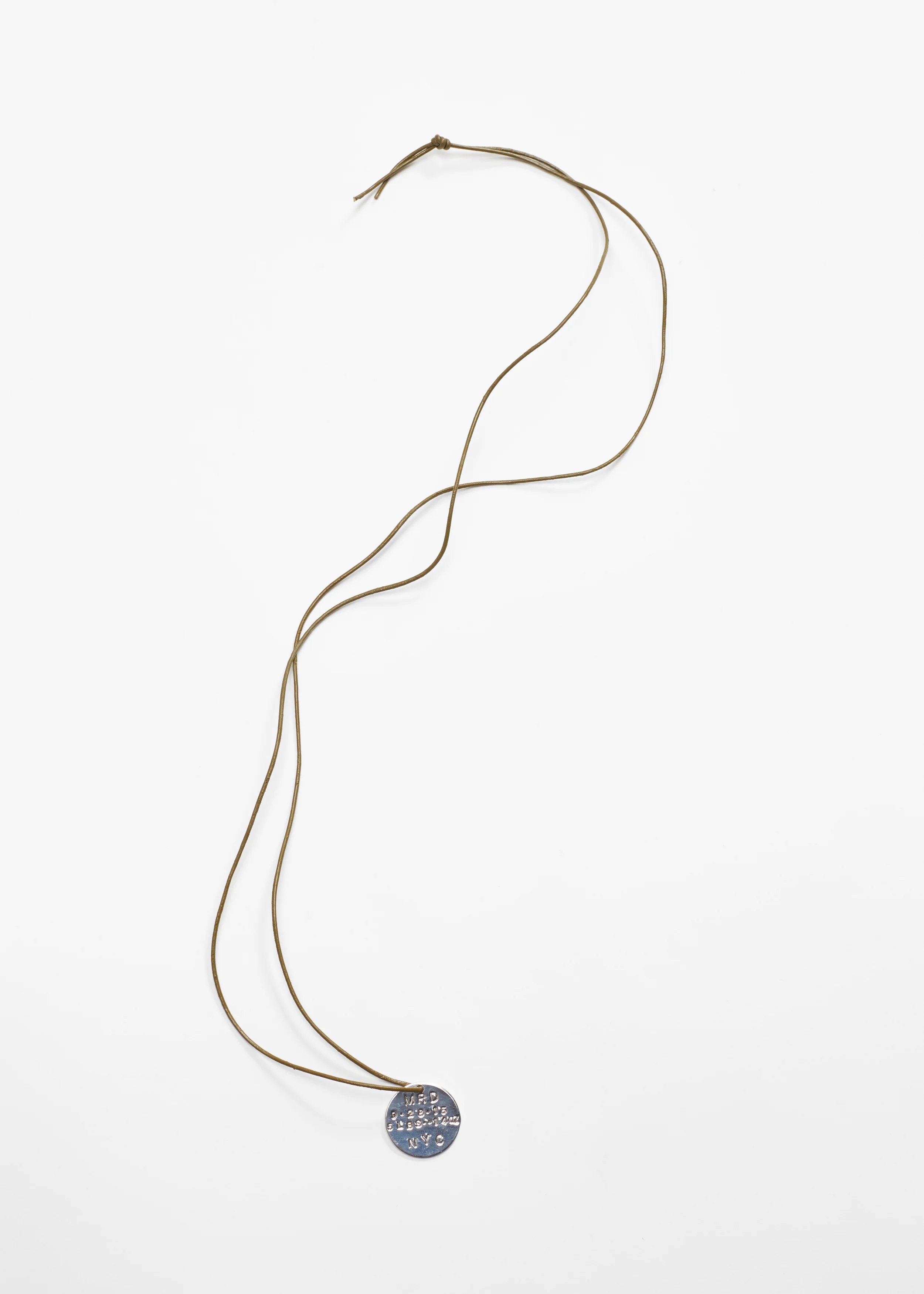 Birth Announcement on sterling silver charm $45