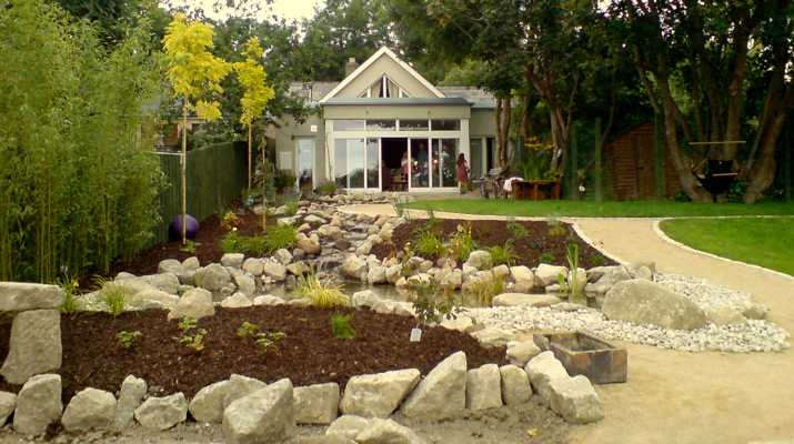 Rear garden