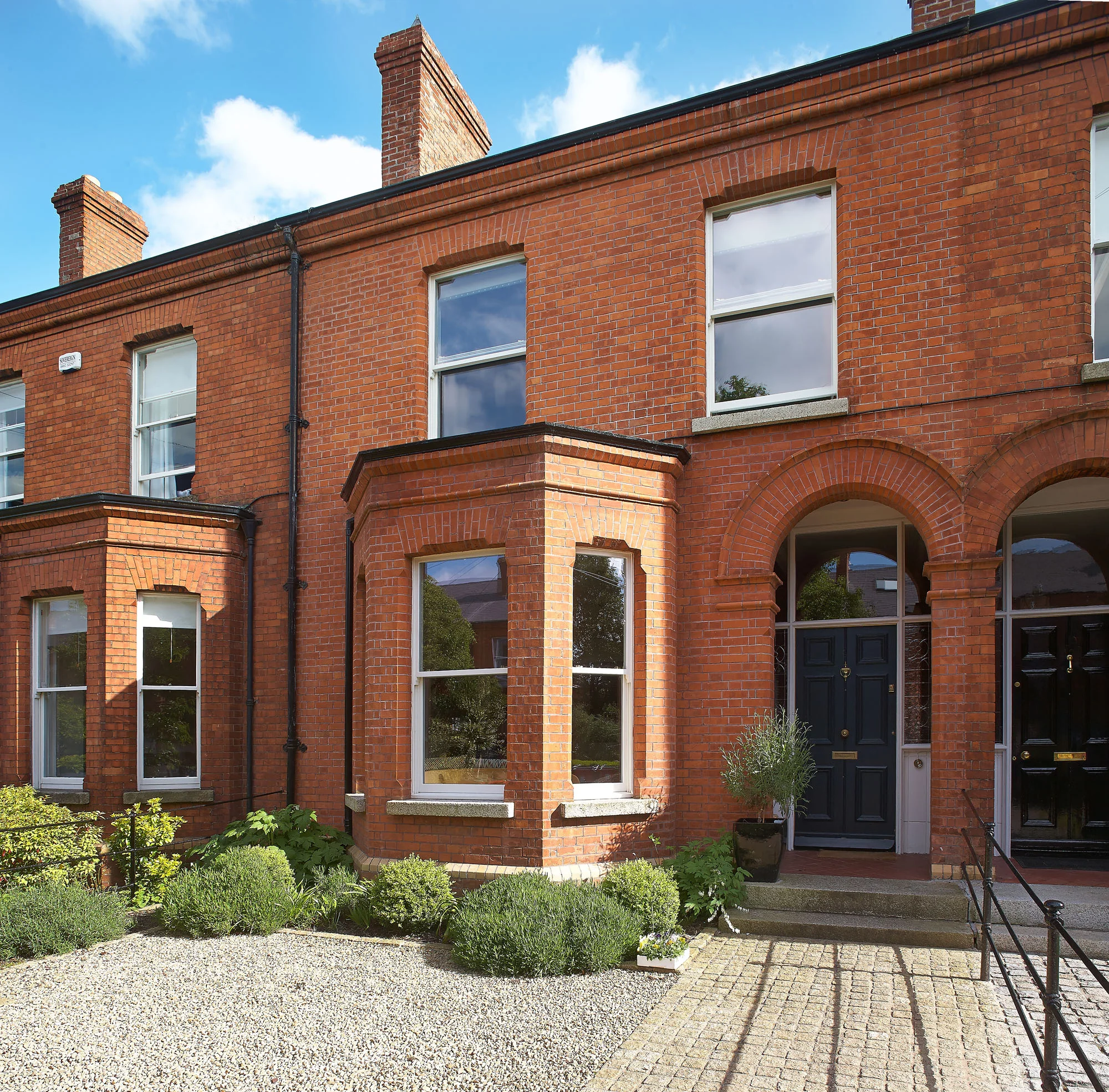 Red brick period house