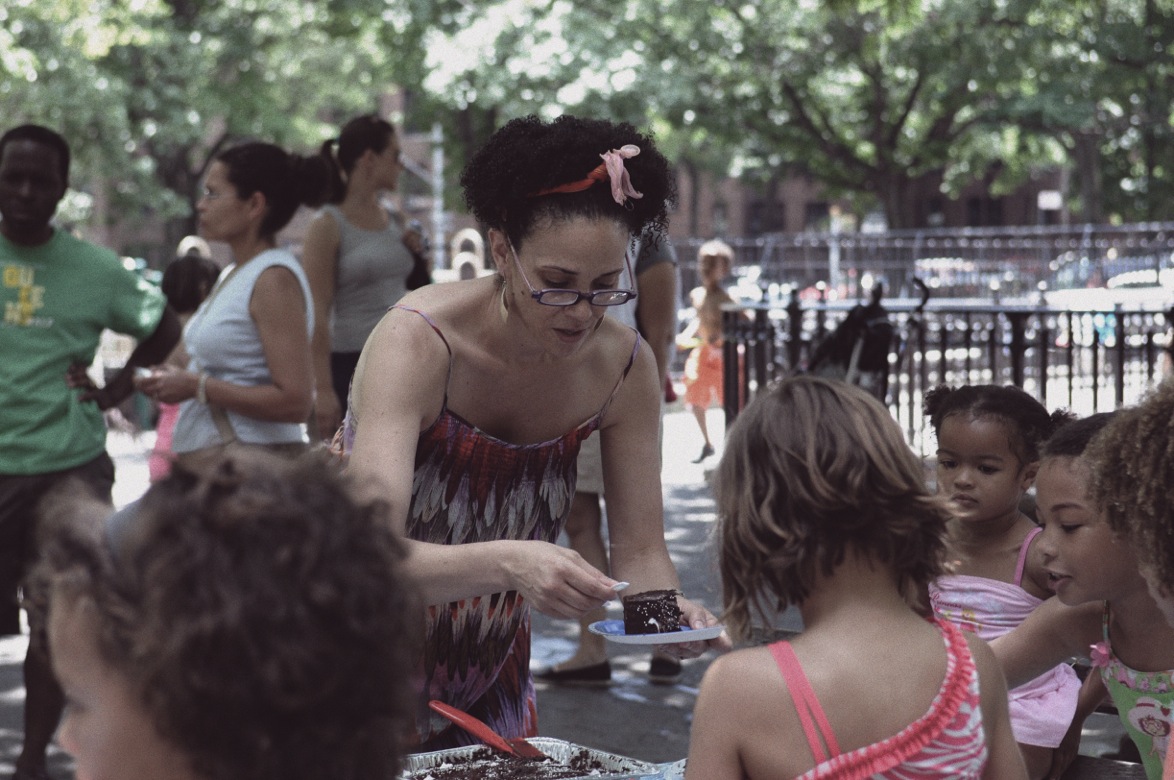 Fusco, 52, adopted Aurelio when she was 45 years old, after spending a good chunk of her life devoted to higher education — she has a Masters from Stanford and a Ph.D from Middlesex University — and her art, a mix of performance and video installation pieces that look at concepts as varied as language, race, and how human beings interact or exist online and in public spaces. “I imagined myself having children at some point in my life from when I was very young, but I also had a very strong desire to finish my education and develop myself professionally,” Fusco explains. “I didn’t want to stop doing that in order to have children. “I’m not the most conventional person in the world,” she continues. “I just didn’t see myself in a traditional marriage scenario. When I was about 40 or so, I thought ‘Ok, I guess I better put some serious effort into the child thing.’”