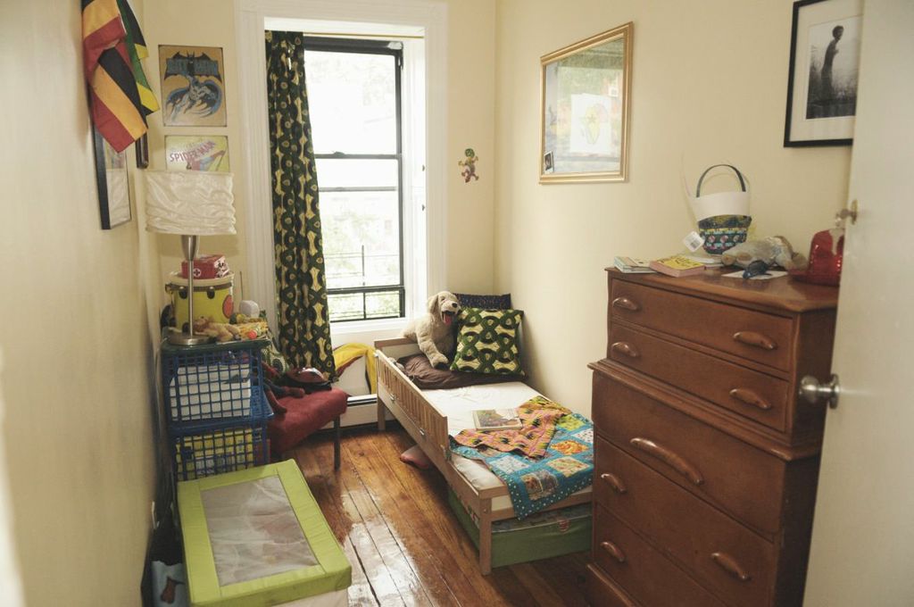 ORIGINS Style — which has customers as far as Australia — just adds to the work-life balance of this traveling mom. She finds time to sew in her bedroom when her son is asleep in his. But even when his mother has to go abroad, she’s never too far away: her pillows are on his bed.