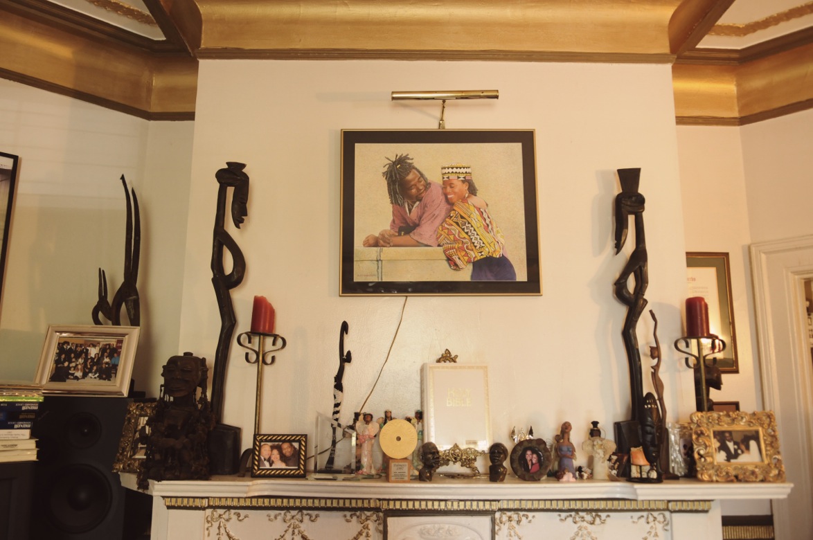 Continued Clearly it’s Afrocentric. We love having it around us. We love the energy of it, we love the beauty of it. I love pictures of family. And I love art. 