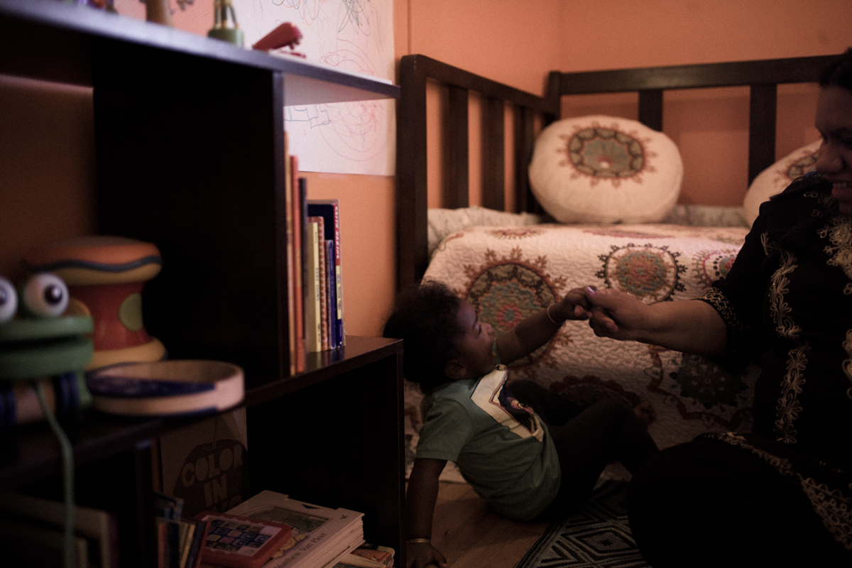 It’s a mission that’s at the front of her mind now that she’s a mother, and far from the downtown scene that made up a big portion of her life. But the tales of economic woe and social unrest Khaldun-Diarra encounters on her job — and in the hooks of her favorite rap tracks — are nowhere to be seen as Salimata shimmeys and Stevie Wonder sings, “Baby, everything’s alright, uptight, out of sight.”