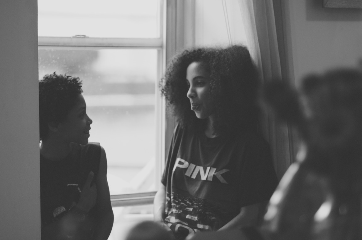 Nikisha Brunson co-founder of Urban Bush Babes, with her son Jaden "It’s a journey and it’s taught me that there’s no such thing as a perfect mom. It’s taught me about love. I really know what it is to love another human being unconditionally." Read Nikisha’s story. Photo credit: J. Quazi King