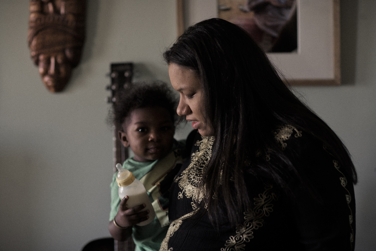 Zuhirah Khaldun Diarra marketing director of the National Urban League, with her first daughter, Salimata "I’ve become much more serious. There are higher stakes in life. I find myself more productive in the office, taking my career much more seriously. I’ve always been a high-obtaining individual, worked very hard, but I think being a mother definitely has helped me as a professional as well, in terms of a seriousness that I bring to my professional life and the work that I do, in managing my time. If I’m going to be away from my baby, it’s going to be for a good reason, and I’m not going to waste any time doing it either — the hours are going to be well-spent. I think that mothers are magicians, in terms of multitasking, and also in terms of having the seriousness and the focus." Read Zuhirah's story. Photo credit: Rog Walker